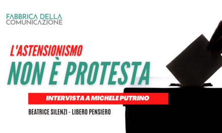 L’astensionismo non è protesta. Michele Putrino