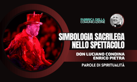 SIMBOLOGIA SACRILEGA NELLO SPETTACOLO.