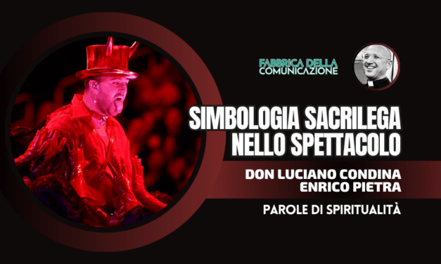 SIMBOLOGIA SACRILEGA NELLO SPETTACOLO.