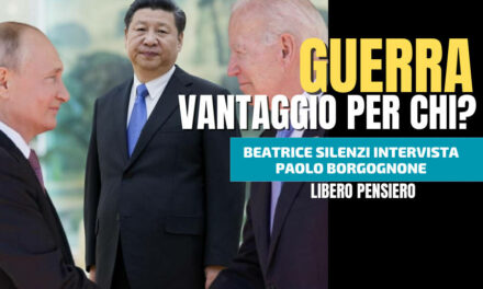 Guerra. Vantaggio per chi? PAOLO BORGOGNONE