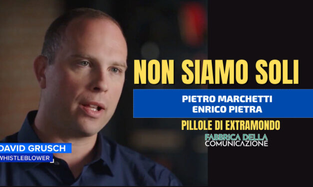 “NON SIAMO SOLI” DAVID GRUSCH – Pietro Marchetti