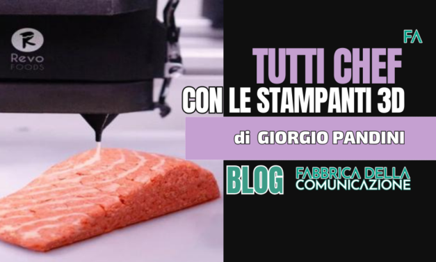 Tutti Chef con le stampanti 3D