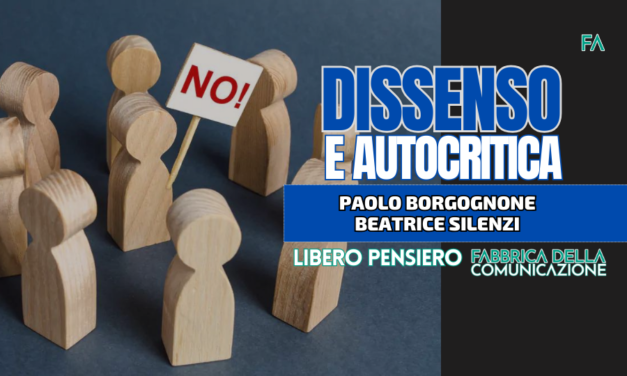 DISSENSO E AUTOCRITICA.