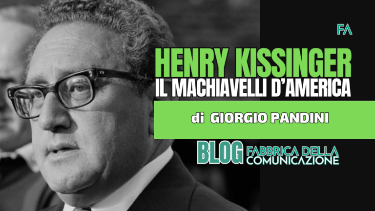 HENRY KISSINGER. IL MACHIAVELLI D'AMERICA.