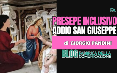 Presepe inclusivo. Addio San Giuseppe.