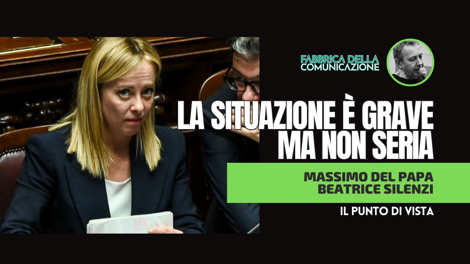 LA SITUAZIONE È GRAVE MA NON SERIA