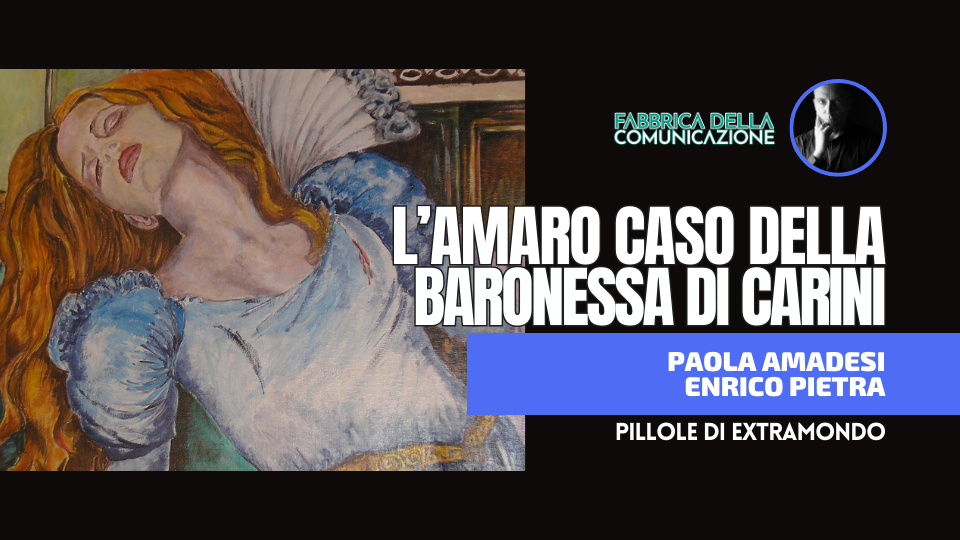 L’AMARO CASO DELLA BARONESSA DI CARINI