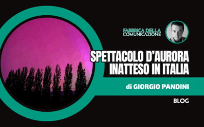 Cielo italiano tinto di rosso. Spettacolo d’aurora inatteso
