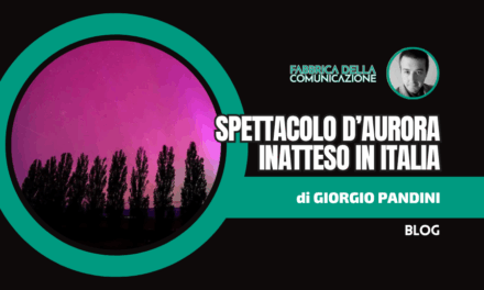 Cielo italiano tinto di rosso. Spettacolo d’aurora inatteso