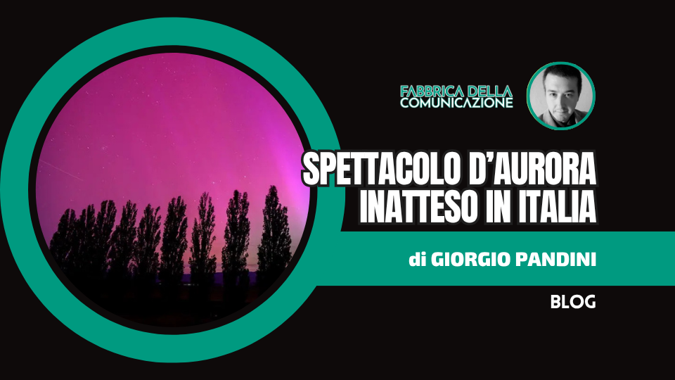 Cielo italiano tinto di rosso. Spettacolo d’aurora inatteso