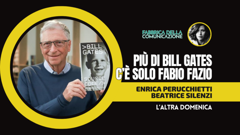 PIÙ DI BILL GATES C’È SOLO FABIO FAZIO