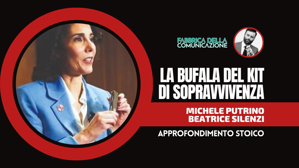 LA BUFALA DEL KIT DI SOPRAVVIVENZA