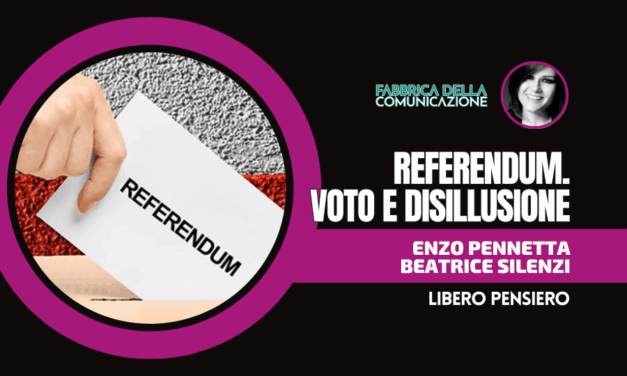 REFERENDUM. VOTO E DISILLUSIONE POLITICA