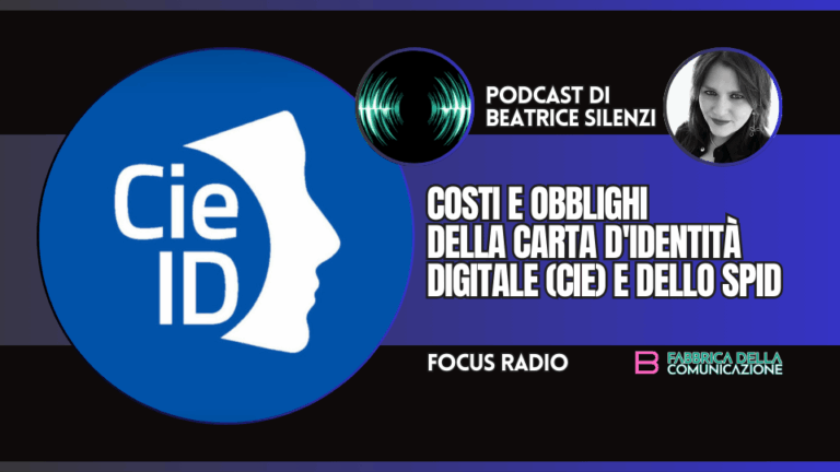 COSTI E OBBLIGHI DELLA CARTA D'IDENTITÀ DIGITALE (CIE) E DELLO SPID
