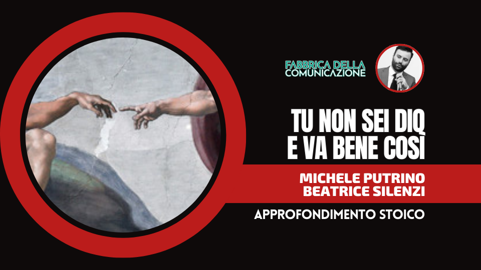 TU NON SEI DIO. E VA BENE COSÌ