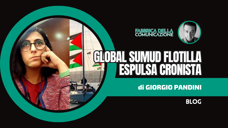 Global Sumud Flotilla. Espulsa cronista