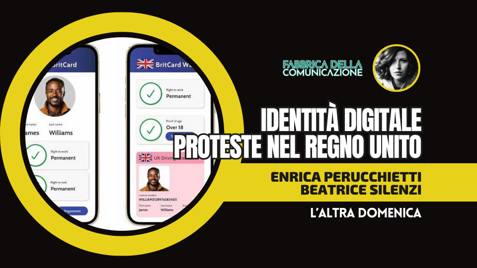 IDENTITÀ DIGITALE (BRIT CARD). PROTESTE NEL REGNO UNITO