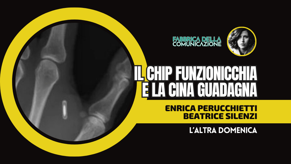 IL CHIP FUNZIONICCHIA E LA CINA GUADAGNA